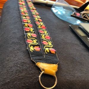 Native American loombeaded identification necklace